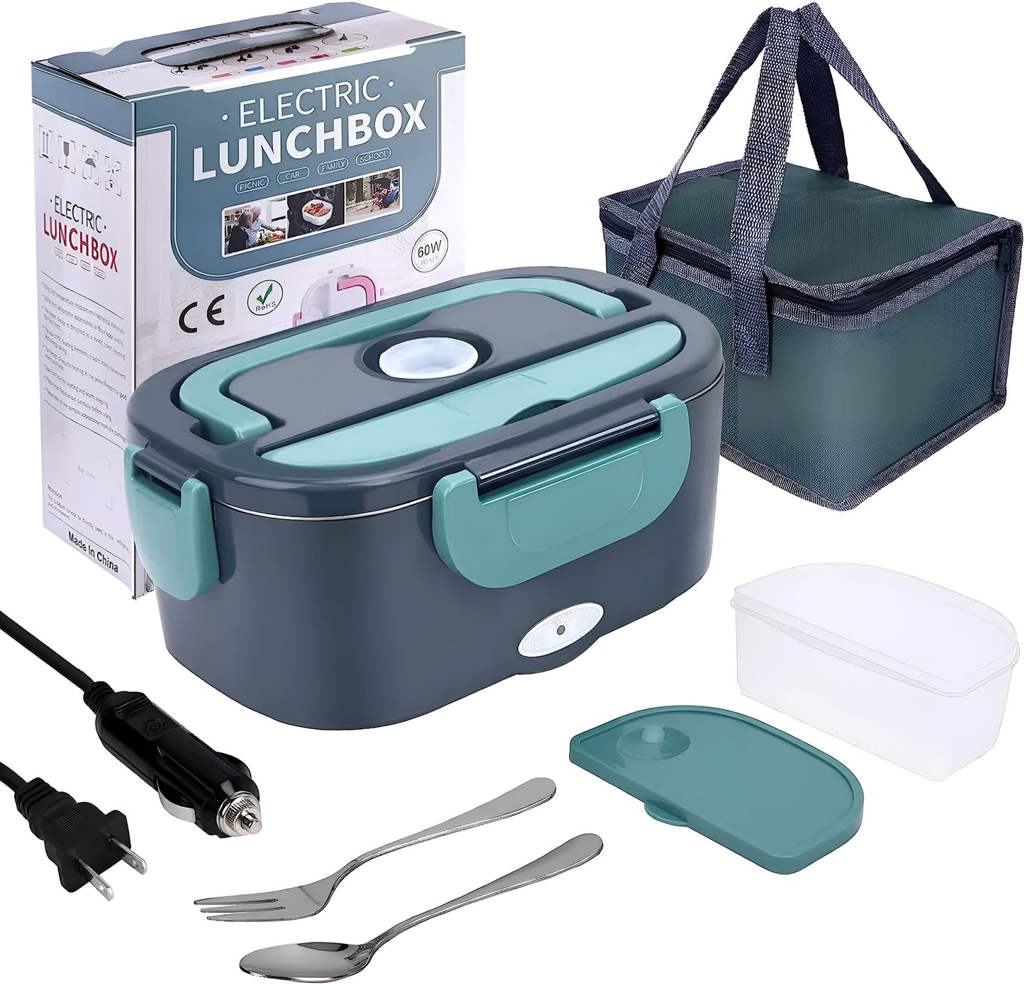 Lunch box chauffante - Portable au Travail, repas, école