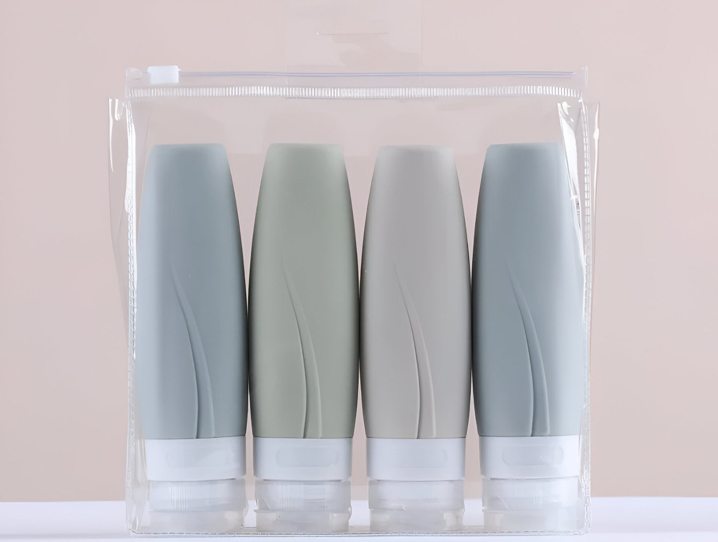 Flacons de Voyage en silicone - sans BPA X4
