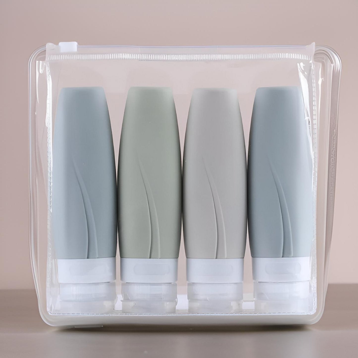 Flacons de Voyage en silicone - sans BPA X4