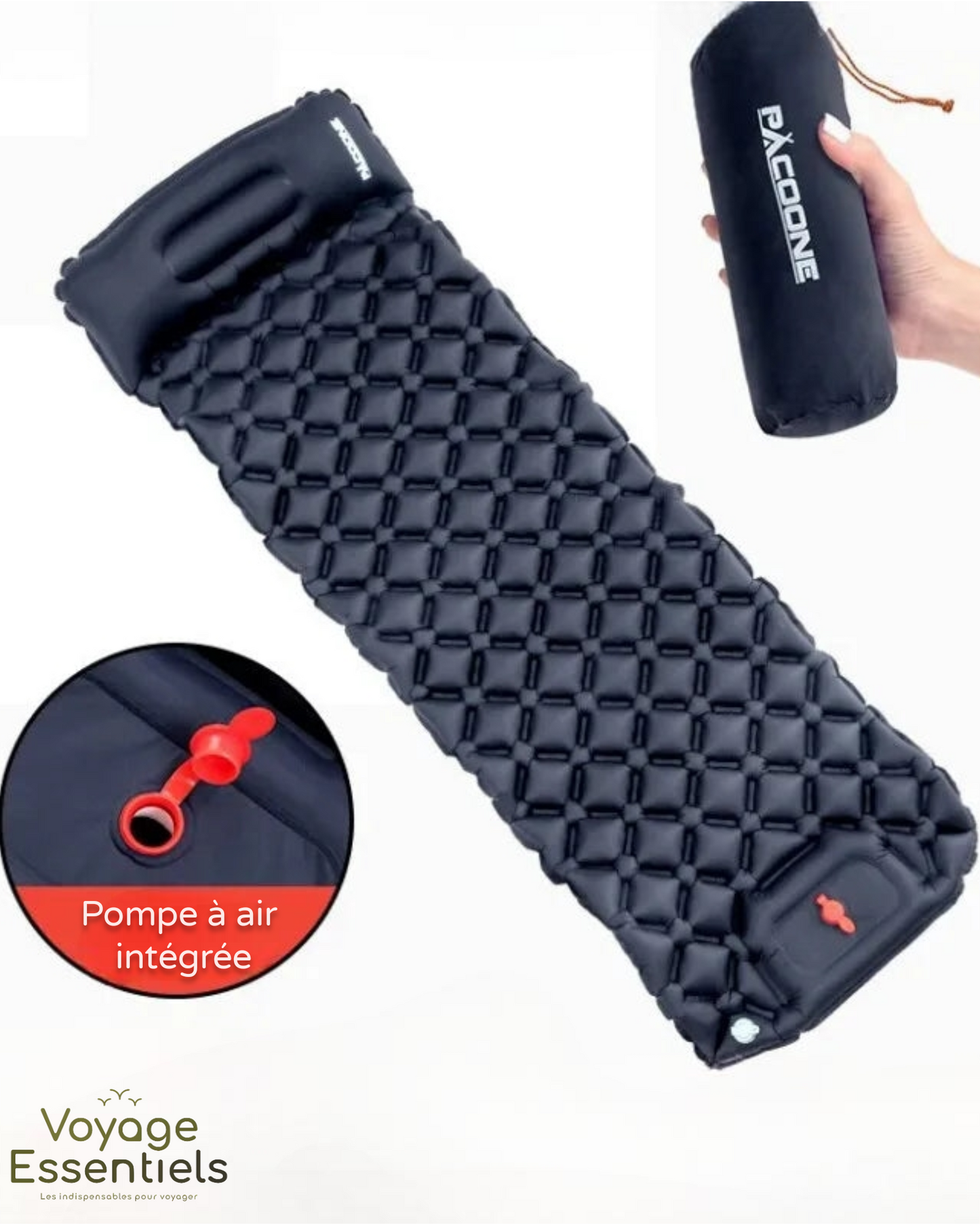 Matelas gonflable Ultra Léger - Avec pompe Automatique