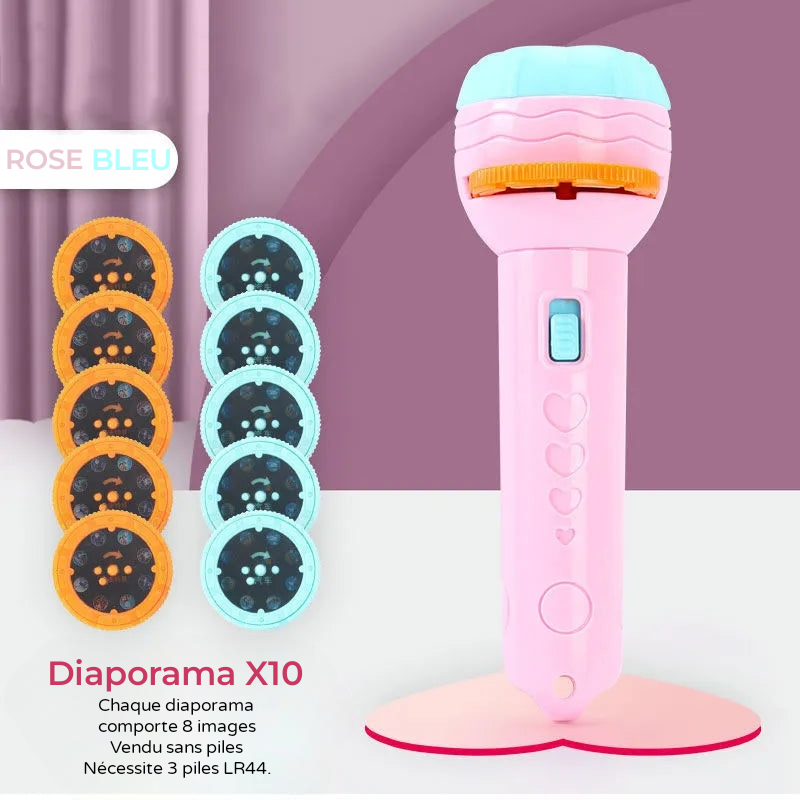 Lampe projecteur d'image - Vendu avec 10 disques