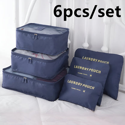 Organisateur pour valise de voyage - 6 pièces