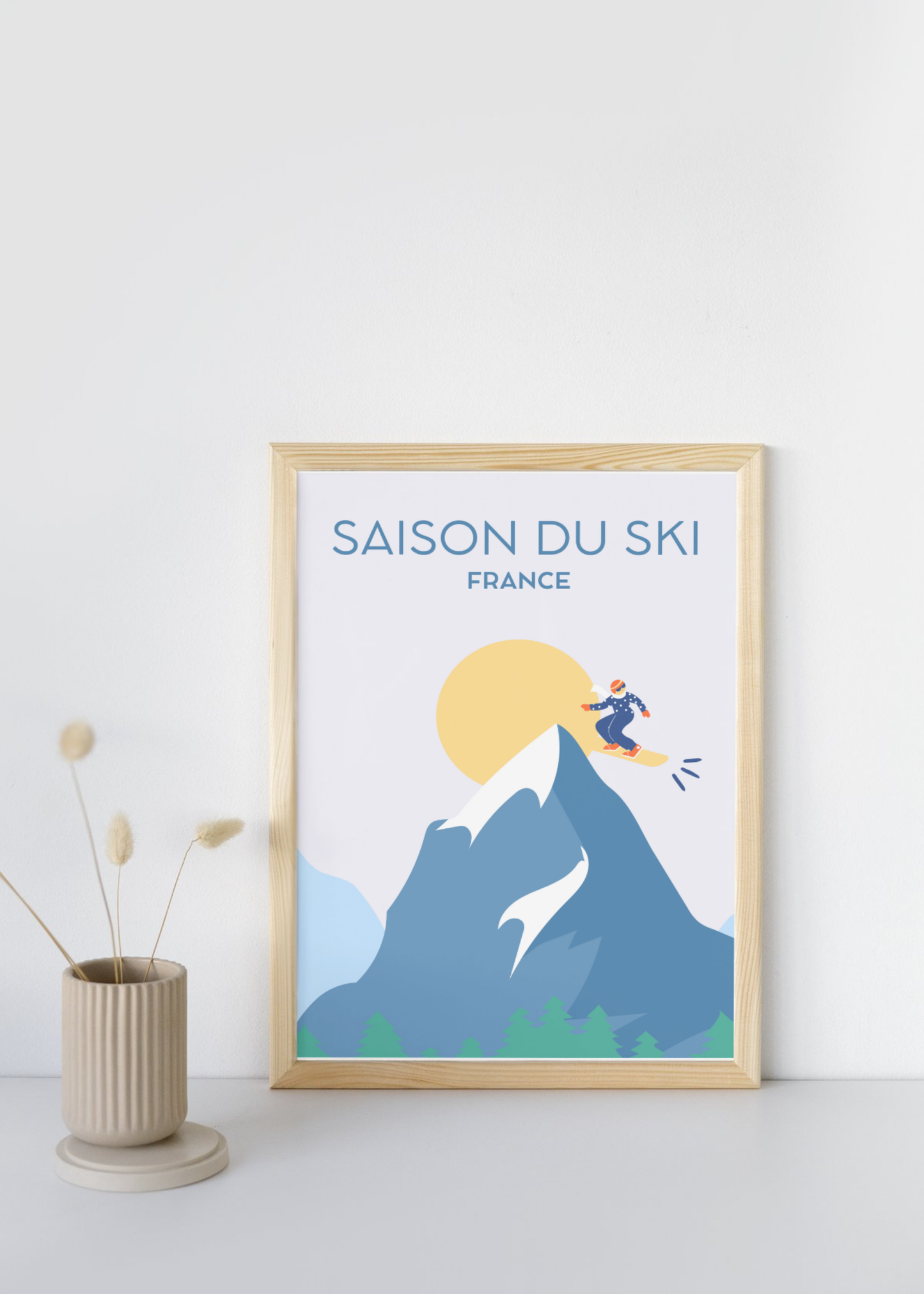 Affiche SKI France