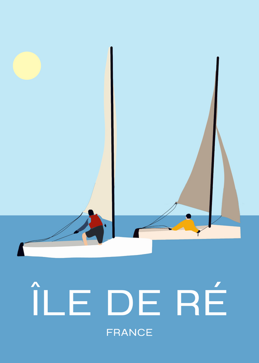 Affiche CITIES- ILE DE RE