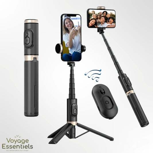 Selfie Stick & Trépied pour Smartphone - Bluetooth sans fil