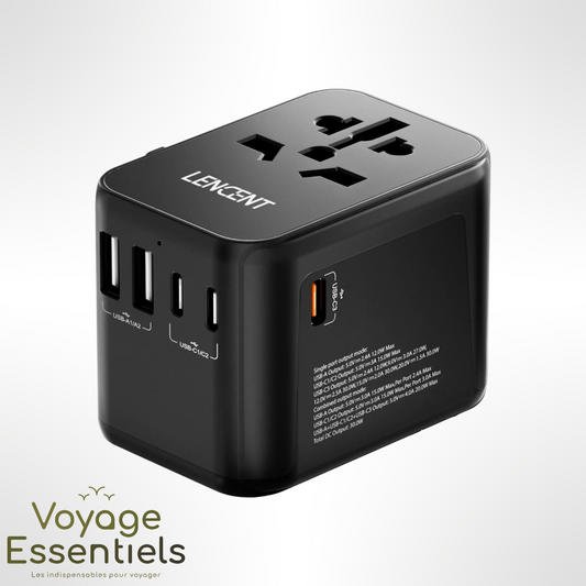 Chargeur Adapteur Voyage Universel -17W / 30W / 45W