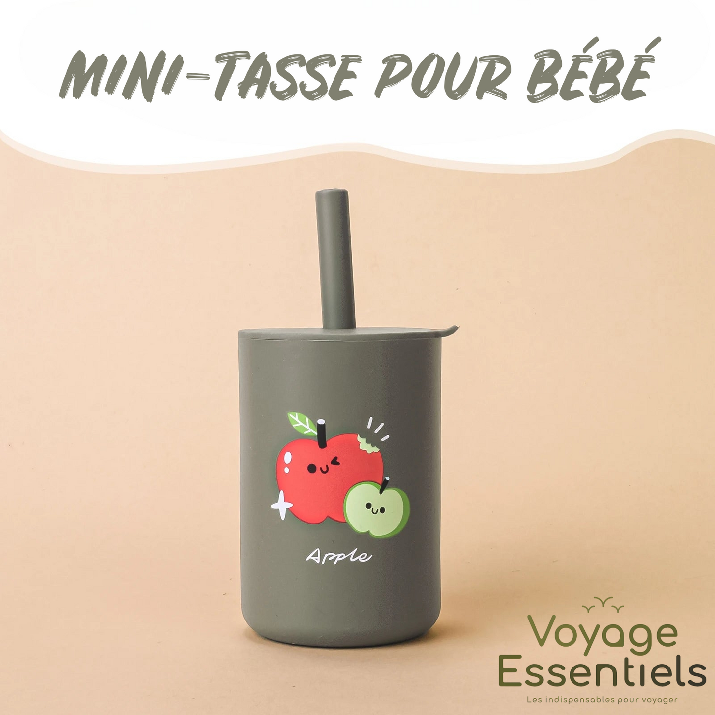 Verre Paille d'apprentissage Bébé - 150ml