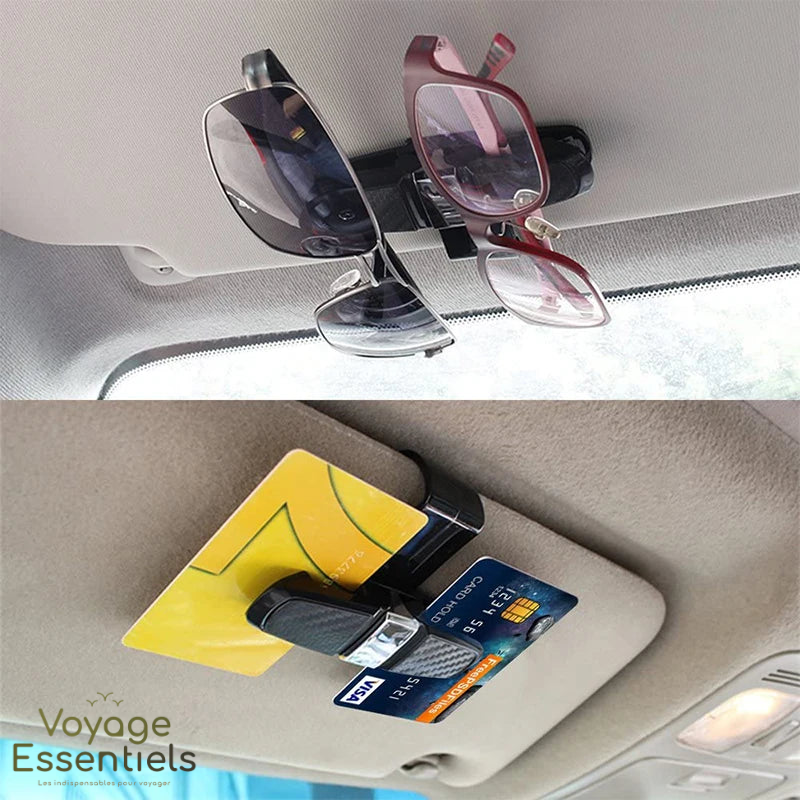 Porte Lunettes/Cartes pour Voiture