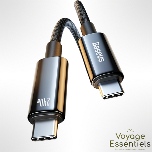 Cable USB C 240W - Charge Très Rapide Baseus