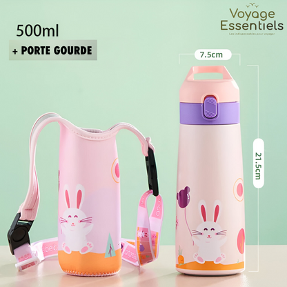 Gourde Paille enfant Isotherme - 500ml